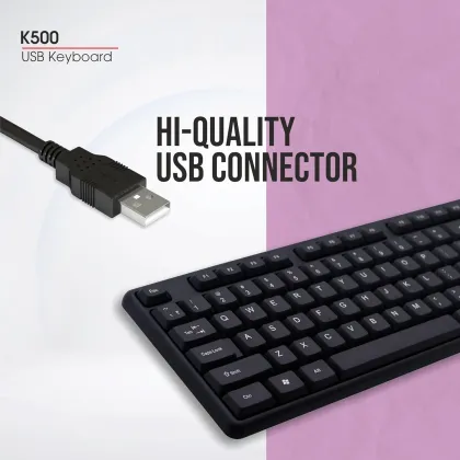 Zebion K500 Wired Keyboard - image 3
