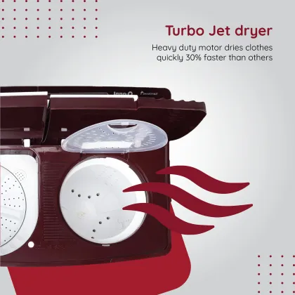 Inno-Q IQ-65IEXCEL-PN 6.5 Kg Semi Automatic Washing Machine