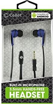 Cellet Square 3.5mm Flat Wire Stereo Hands-Free