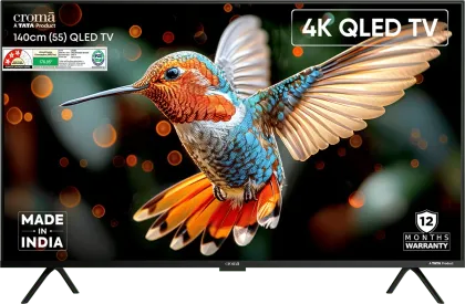 Croma CREL055UGQ331851 55 inch Ultra HD 4K Smart QLED TV