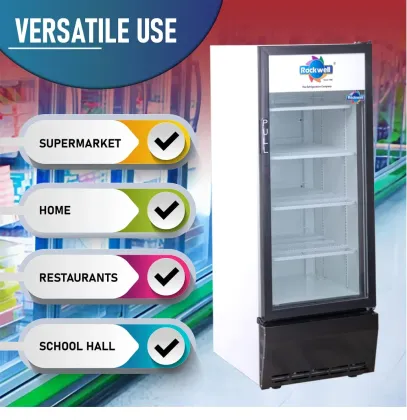 Rockwell RVC300B 285 L Single Glass Door Visi Cooler