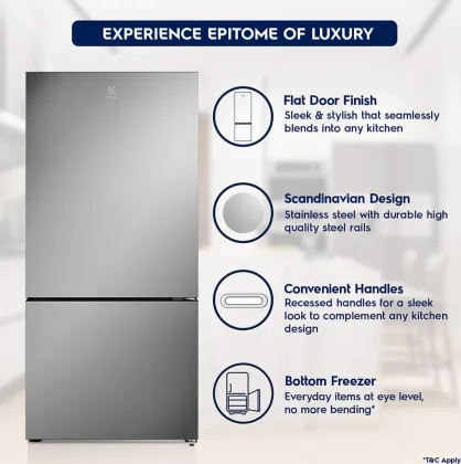 Electrolux UltimateTaste 700 EBE5002C-S 496 L 1 Star Double Door Refrigerator