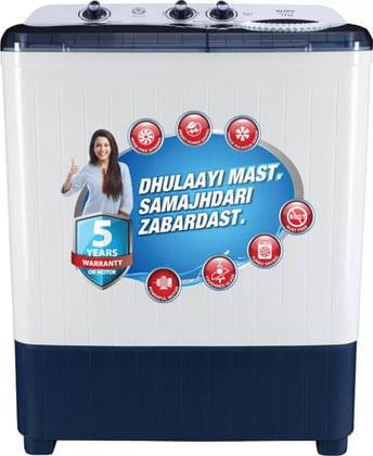 Intex IWMSAD70BL 7 kg Semi Automatic Washing Machine
