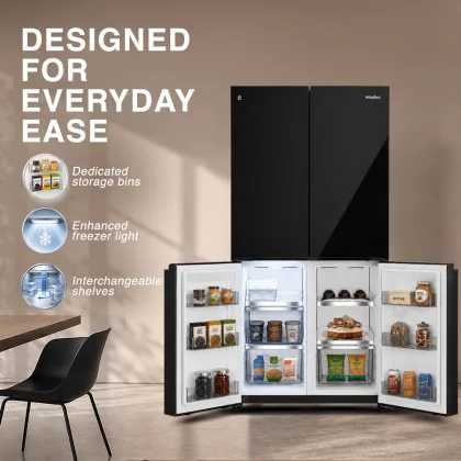 Whirlpool Luxuriem 654 L Side by Side Refrigerator