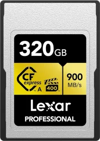 Lexar Professional Gold Series 320GB CFexpress Type A Memory Card