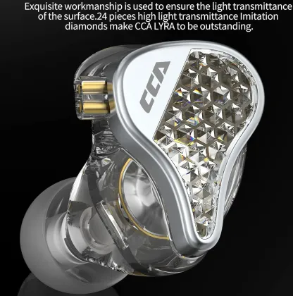 CCA LYRA IEM Wired Earphones (Without Mic)