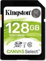 Kingston Canvas Select 128 GB SDXC UHS Class 1 80 MB/s Memory Card