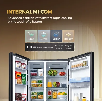 Candy CSS5900WKS 534 L Side by Side Refrigerator