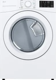 LG DLE3470W 7.4 cu ft Fully Automatic Front Load Dryer