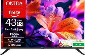 Onida 43UFD 43 inch Ultra HD 4K Smart LED TV