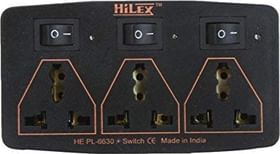 Hilex 3+3 Multicolour Extension Cord