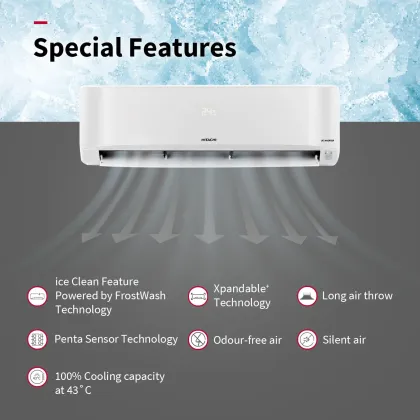 Hitachi 5400STXL RAS.G518PCCIBT 1.5 Ton 5 Star 2025 Inverter Split AC