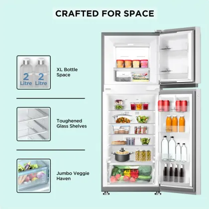 Black and Decker BXRF1F3GHI285IN 285 L 3 Star Double Door Refrigerator