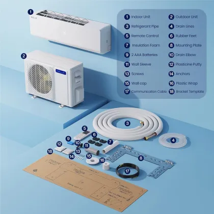 DELLA Vario ‎048-TL-18K2V-19S 18000 BTU 230V Inverter Split AC
