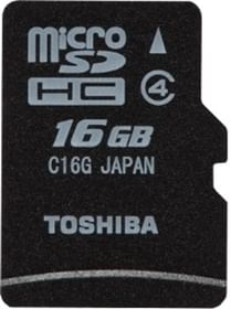 Toshiba Memory Card 16GB MicroSDHC (Class 4)