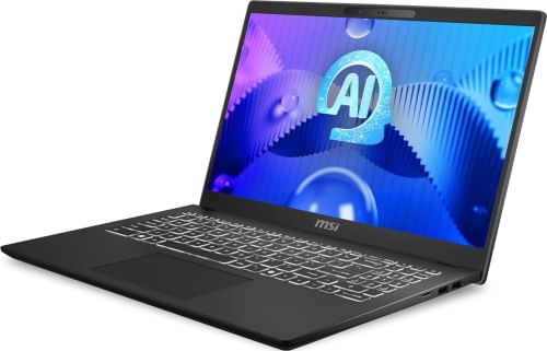 MSI Modern 15 H AI C1MG-049IN Laptop (Intel Core Ultra 5 125H/ 16GB/ 512GB SSD/ Win11 Home)