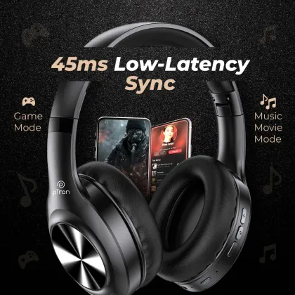 pTron Studio Pro Bluetooth Headphones
