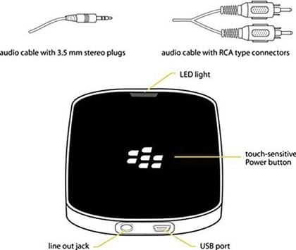 Blackberry Remote Stereo Bluetooth Gateway Device