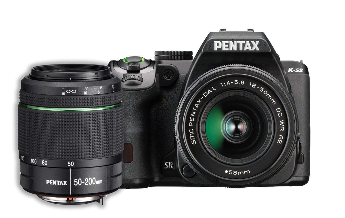 Pentax KS2 DSLR Camera (1850 & 50200 ED WR Lens) Price in India 2024