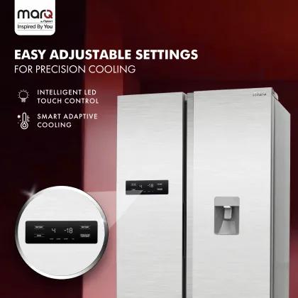 MarQ by Flipkart 584MS025MQSD 584 L Side by Side Refrigerator