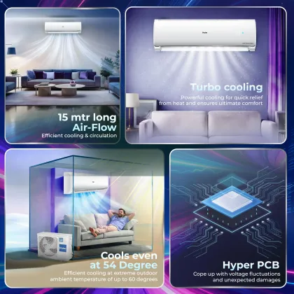 Haier HSI48VP-S3NB-I 1.4 Ton 3 Star 2026 Inverter Split AC