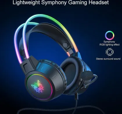 Runmus X15 Pro Wired Gaming Headphones