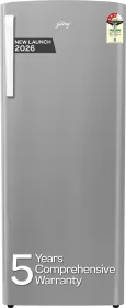 Godrej RD EMARVEL 260CN THI ST GL 238 L 3 Star Single Door Refrigerator