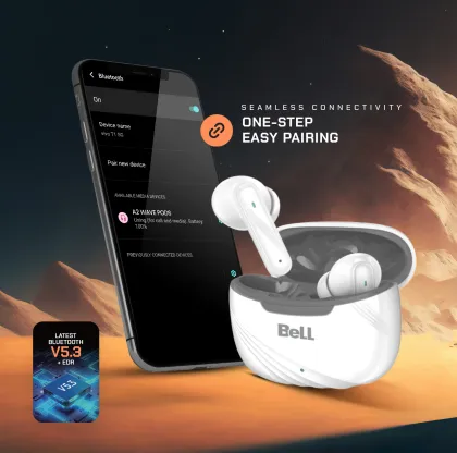Bell Wave Pods True Wireless Earbuds
