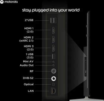 Motorola 85UHDGMMWBKQ 85 inch Ultra HD 4K Smart Mini LED TV