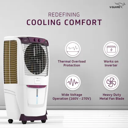 V-Guard Arido D75H-N 75L Desert Air Cooler