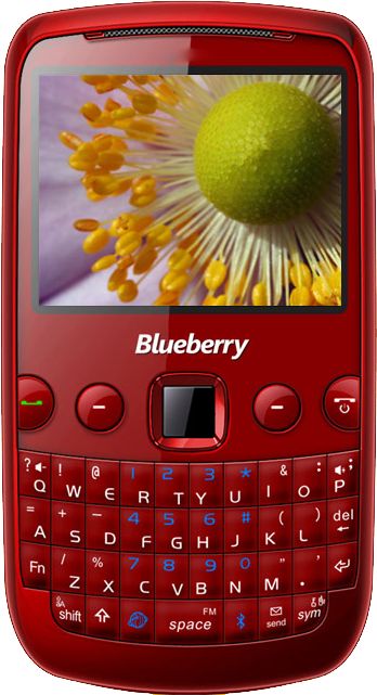blueberry phone touch screen