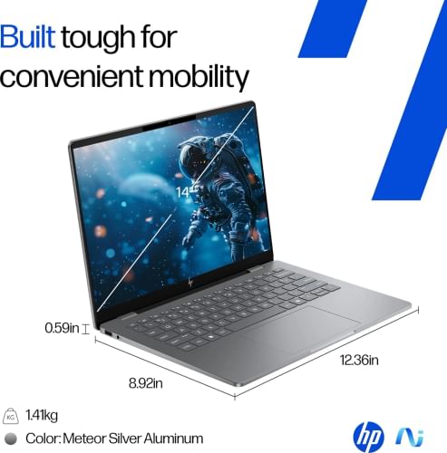 HP OmniBook 7 AI 14-fr0789TU Laptop (Intel Core Ultra 5 255H/ 16GB/ 1TB SSD/ Win11)