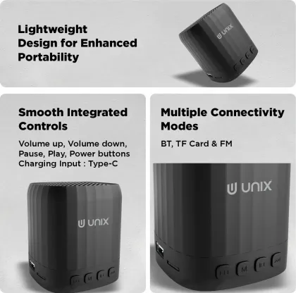 Unix GEN-Z 5W Bluetooth Speaker
