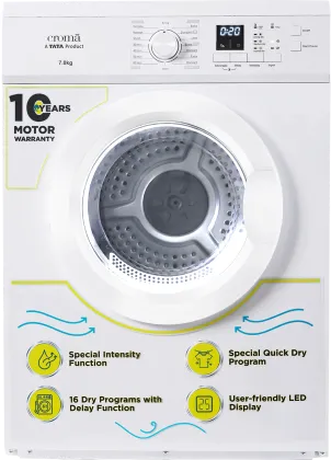 Croma CRLWDR0705W7996 7 kg Fully Automatic Front Load Washing Machine