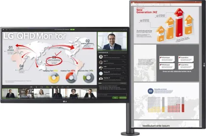 LG 27QP88D 27 inch Quad HD Dual Monitor