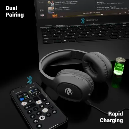 Zebronics Zeb-Thunder Neo ZEB-WHP12 Wireless Headphones