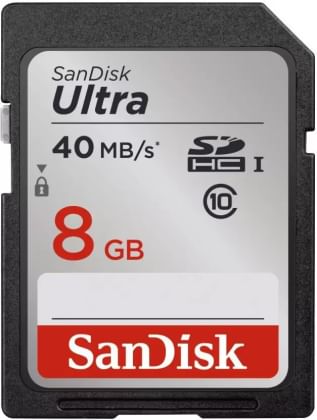 SanDisk Ultra 8 GB Class 10 100 MB/s Memory Card