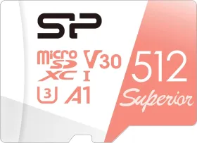 Silicon Power Superior 512GB Micro SDXC UHS-I Memory Card