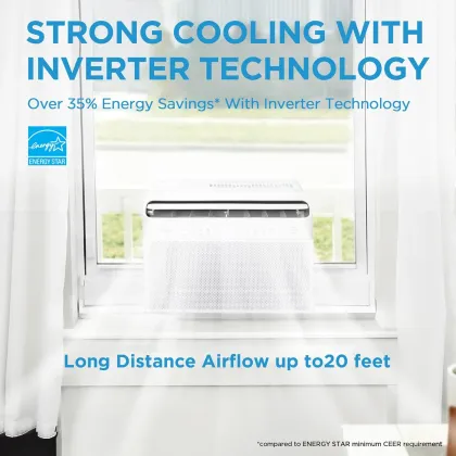 Midea MAW08AV1QWT 8000 BTU 115V Window AC