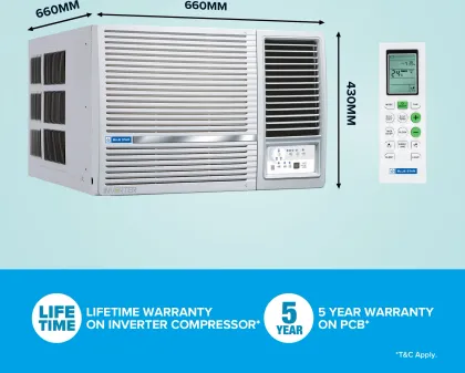 Blue Star WIE318L 1.5 Ton 3 Star 2025 Inverter Window AC