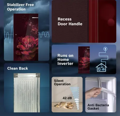 Bosch CST18W23PI 187 L 3 Star Single Door Refrigerator