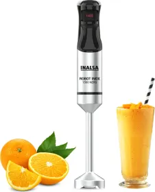 Inalsa Robot Inox 1500 Nero 1500W Hand Blender