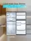 BLACK+DECKER BR2010JIMS 20.1 Cu Ft Double Door Refrigerator