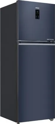 Haier HRF-4083BLGK-P 358 L 3 Star Double Door Refrigerator