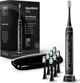 AquaSonic Elite Ultra-Whitening Electric Toothbrush