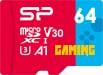 Silicon Power Gaming 64GB Micro SDXC UHS-I Memory Card