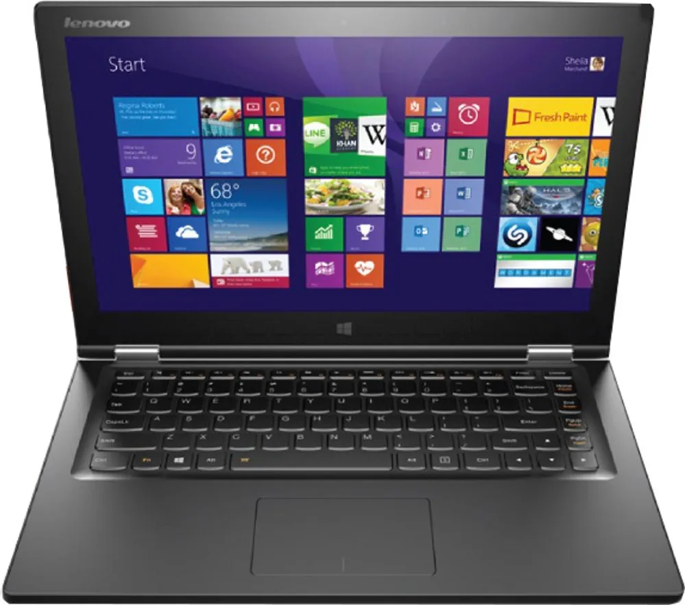 LENOVO　yoga　2　13　256GB　500GB　8GB　2-in-1 Lenovo Yoga 2 13 Notebook (4th Gen Ci5/ 4GB/ 500GB/ Win8.1) (59