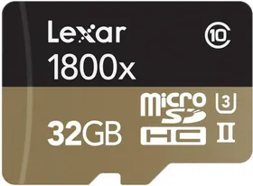 Lexar 32GB MicroSDXC Professional 1800x Class 10 270MB/s Memory Card