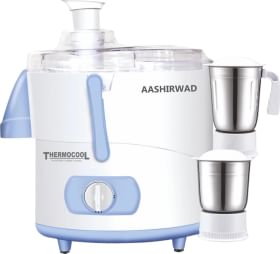 Thermocool Aashirwad 550W Juicer Mixer Grinder (2 Jars)