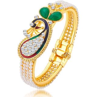 Gold Plated Bangles For Women by Sukkhi